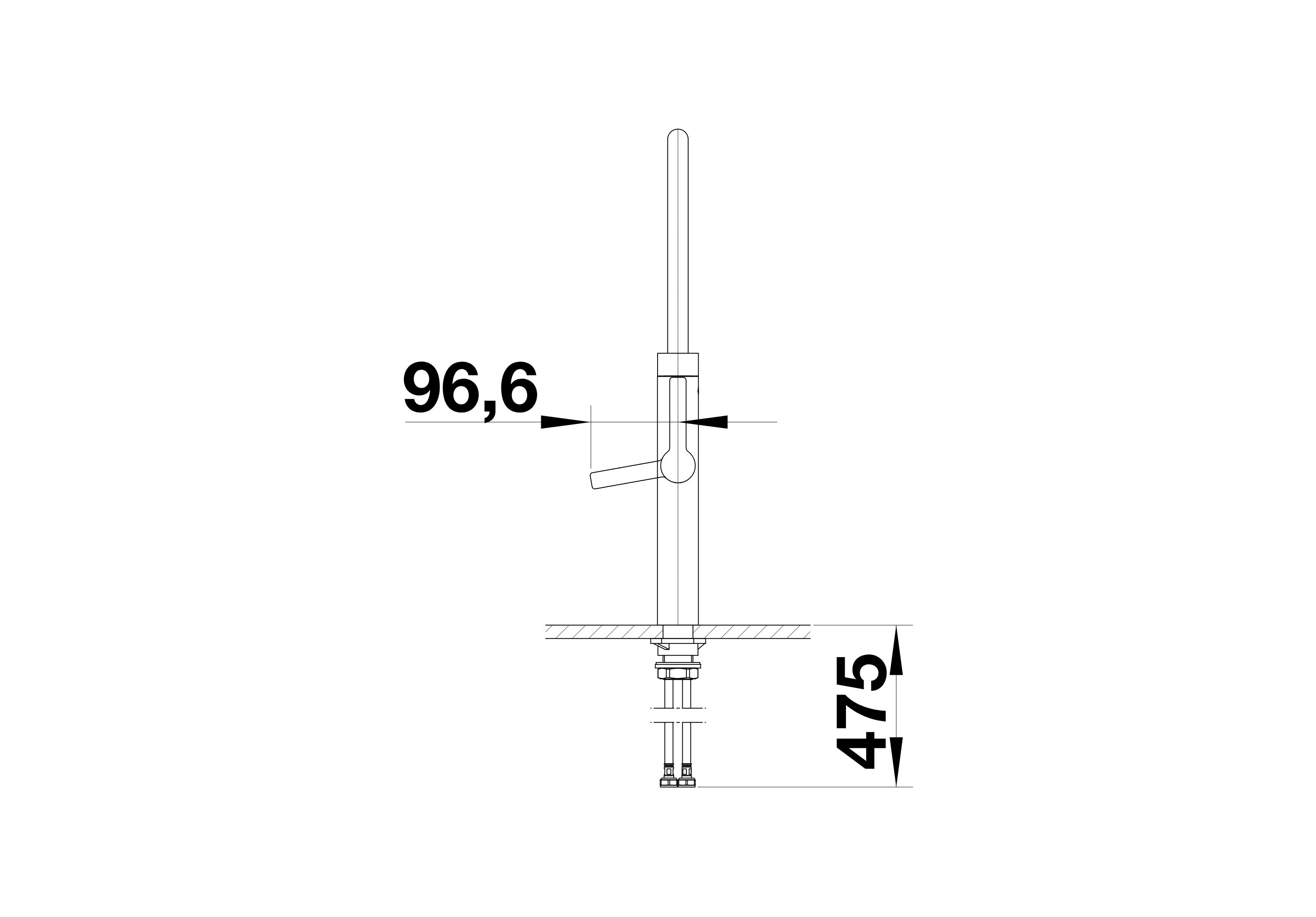 Blanco Culina-S side view lever