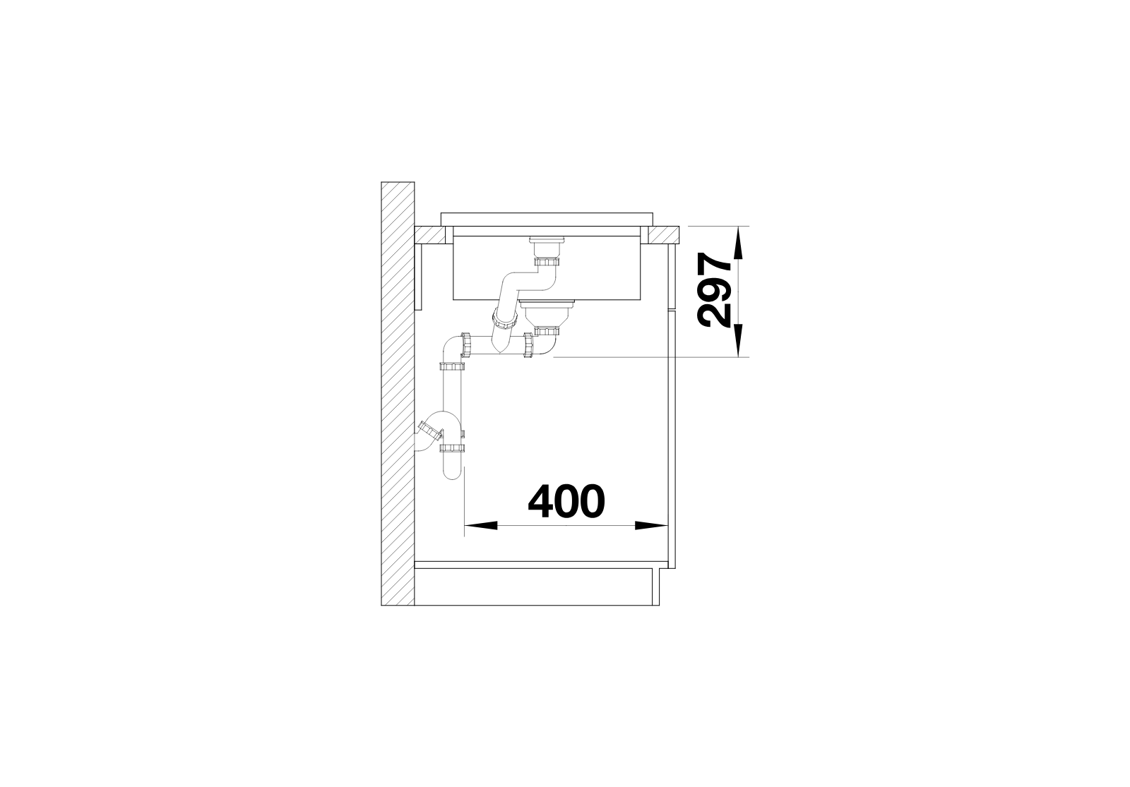 BLANCO Adon XL 6 S - Side View