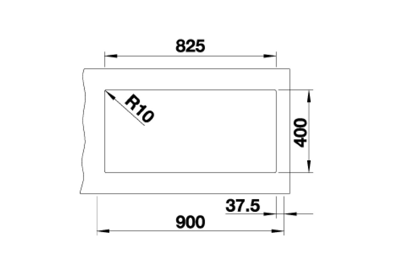 BLANCO Subline 480/320-U neckline
